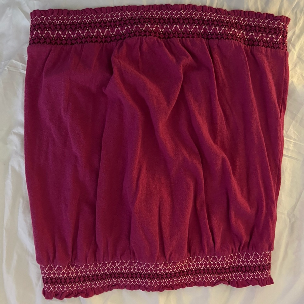 Anthropologie strapless top